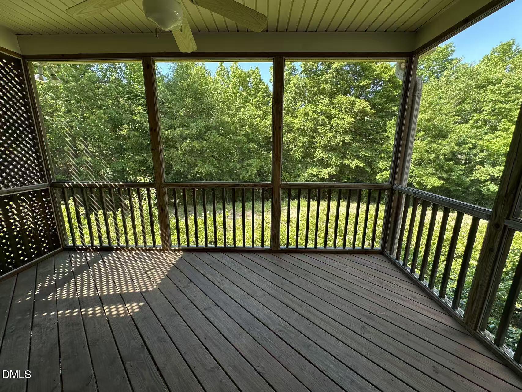1056 Indigo Ridge Place Cary, NC 27519 - Photo 30 of 33 a view of a balcony with wooden floor