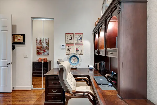 a view of that has closet