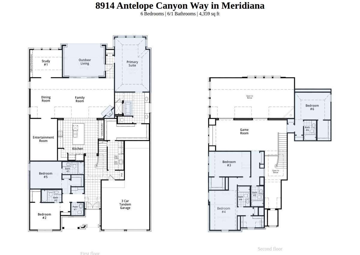 8914 Antelope Cyn Way Manvel, TX 77578 - Photo 40 of 40 Spec Floorplan