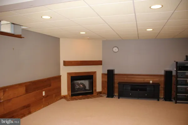 a view of a room with furniture