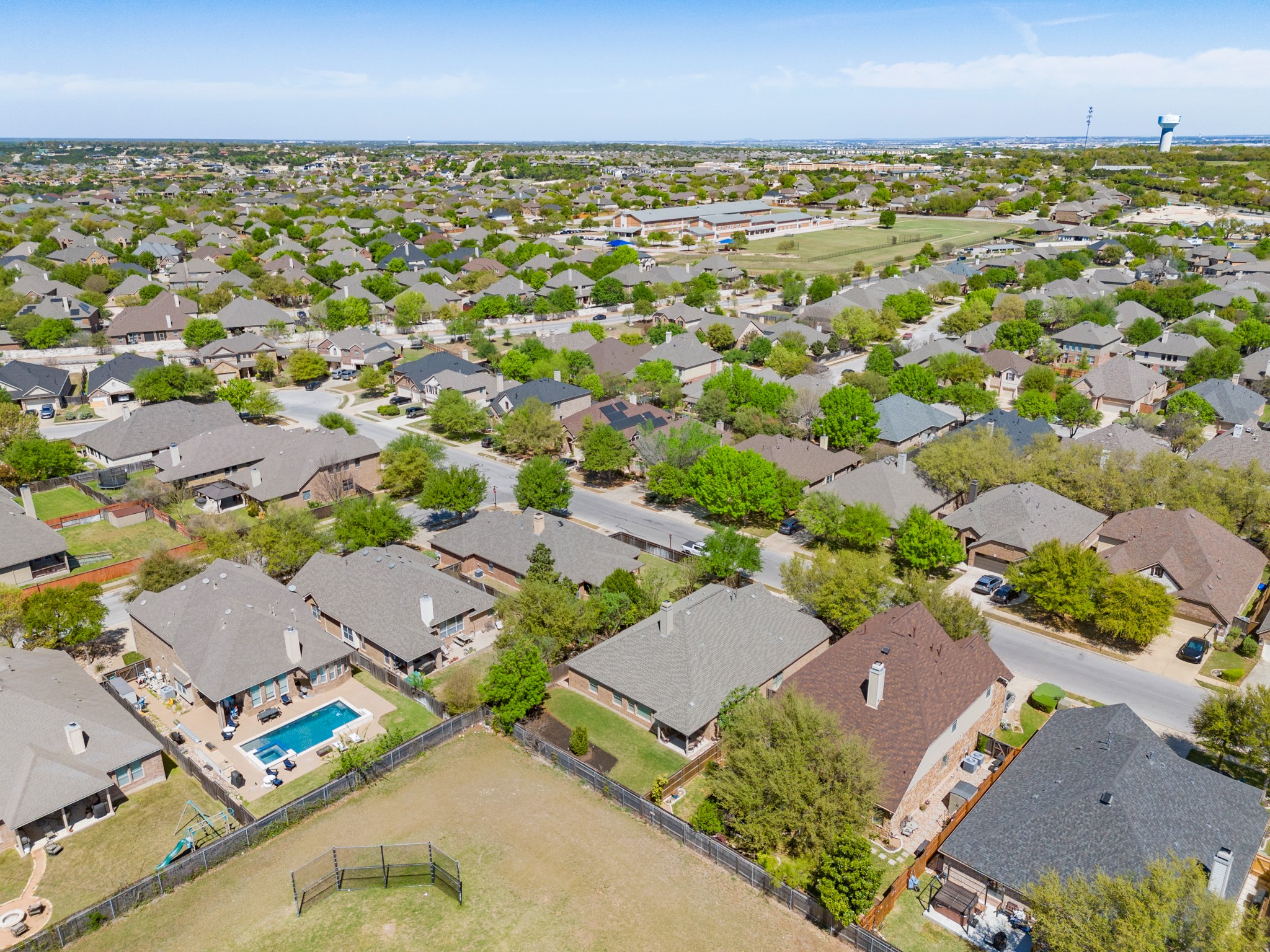 1906 Tall Chief Leander, TX 78641 - Photo 30 of 38 an aerial view of a city