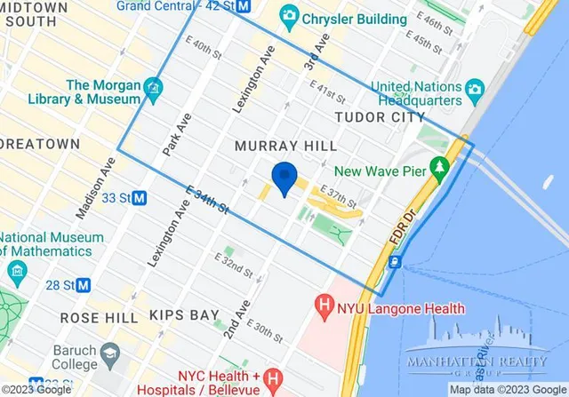 a view of a sign in front of a building