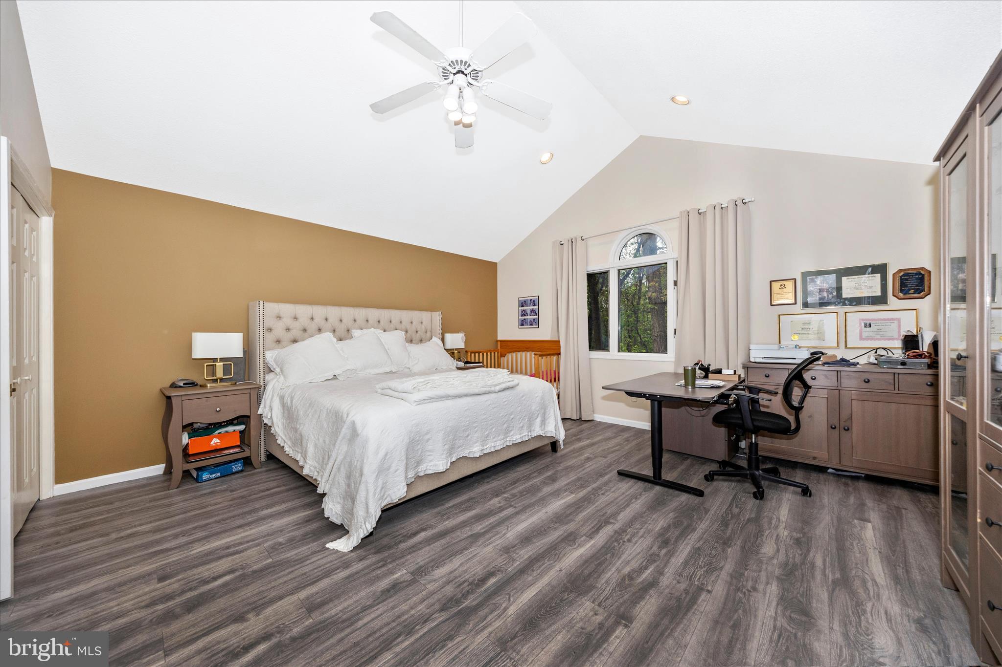 15749 Spade Road Hagerstown, MD 21740 - Photo 16 of 23 a bedroom with a bed and wooden floor
