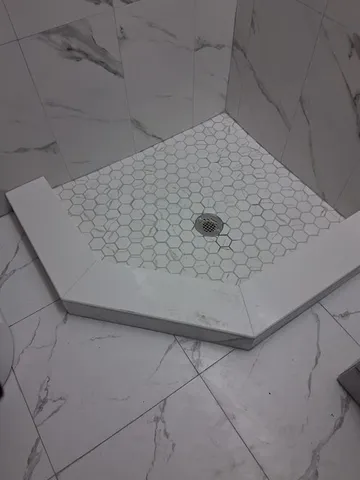 a view of a bath tub