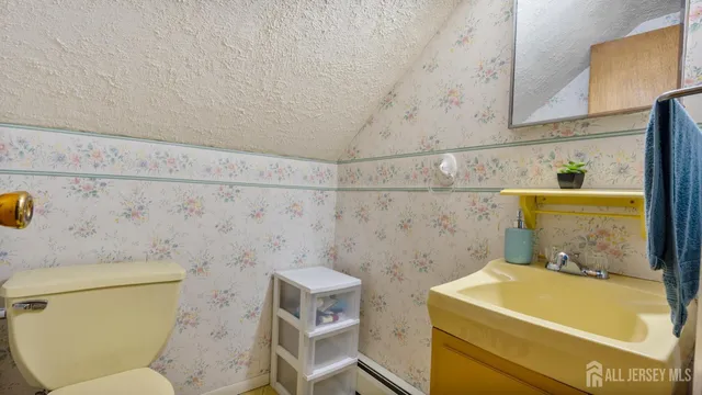 a bathroom with a sink and a toilet