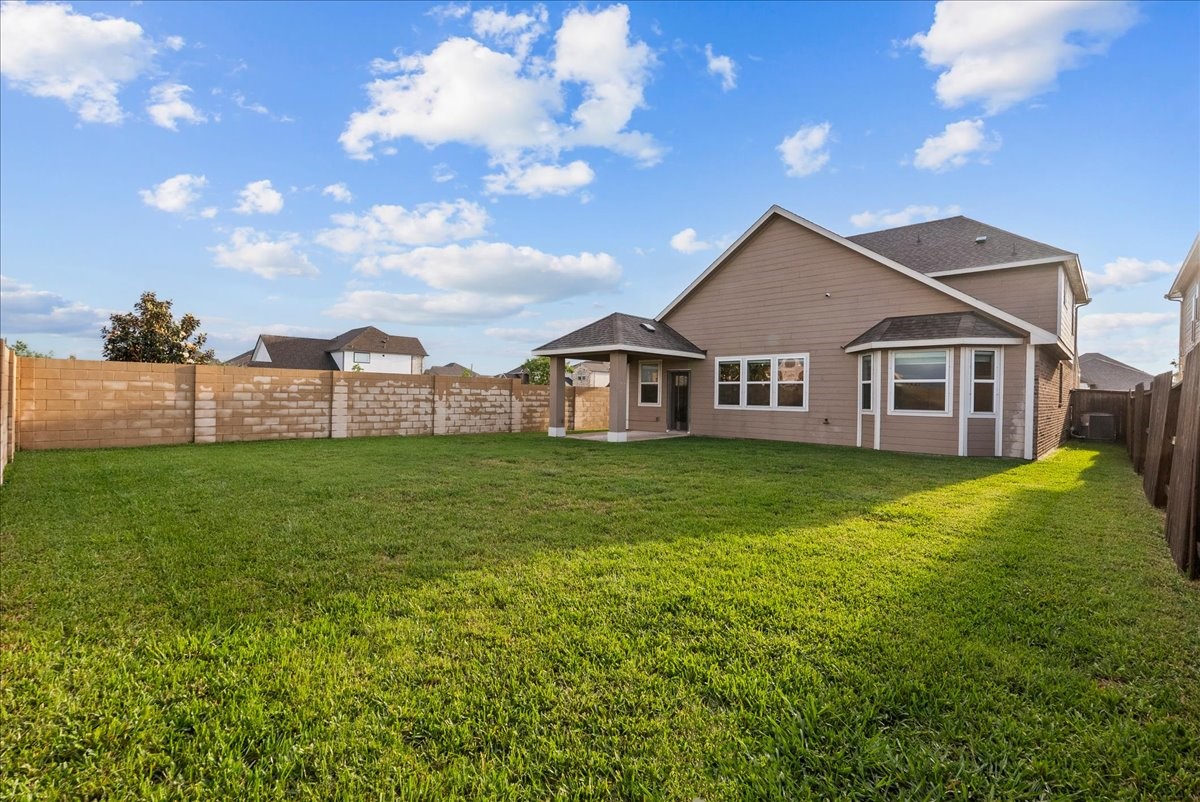 10831 Bodie Hls Drive Rosharon, TX 77583 - Photo 37 of 46 The fully fenced backyard offers both privacy and security.