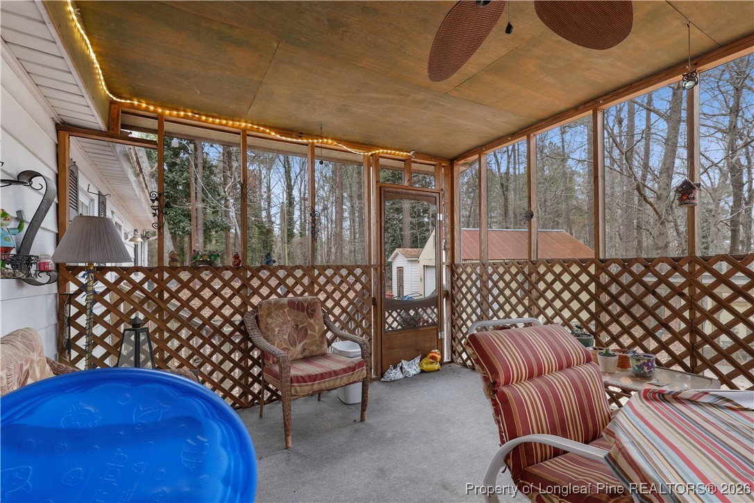 156 Connell Road Carthage, NC 28327 - Photo 24 of 43 a view of balcony with furniture