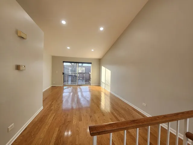 a view of wooden floor in a room