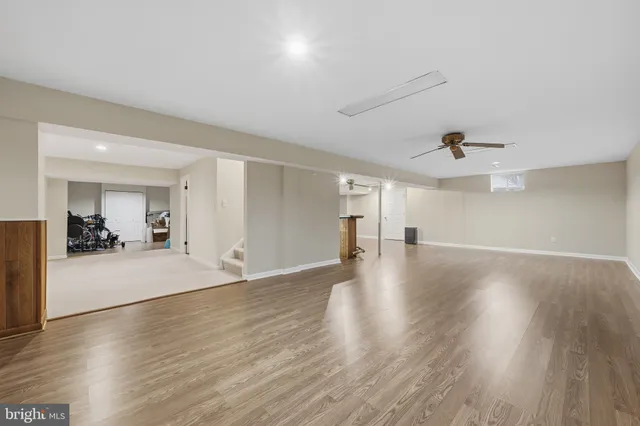 aerial view of a house with outdoor space
