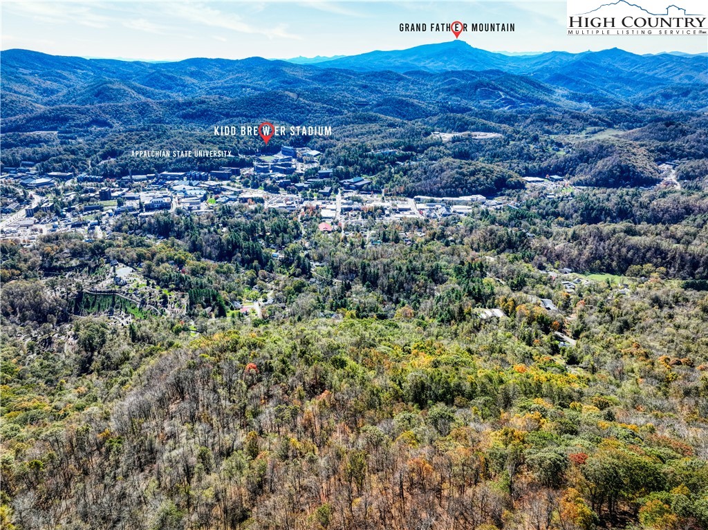 530 Howards Knob Road Boone, NC 28607 - Photo 45 of 49 a view of a houses with a lush green hillside