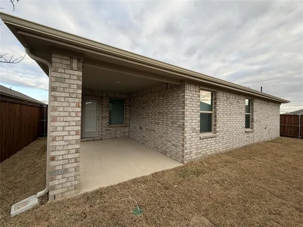 a backyard of a house