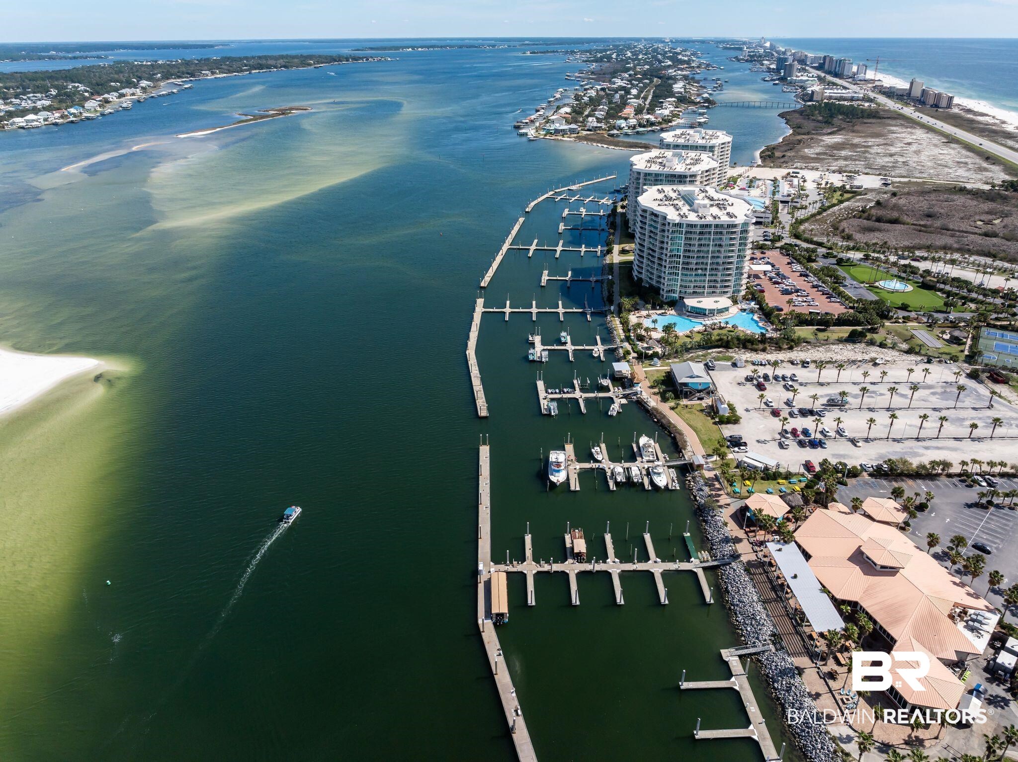 28107 Perdido Beach Boulevard, Unit D714 Orange Beach, AL 36561 - Photo 69 of 88 Birds eye view of property with a water view