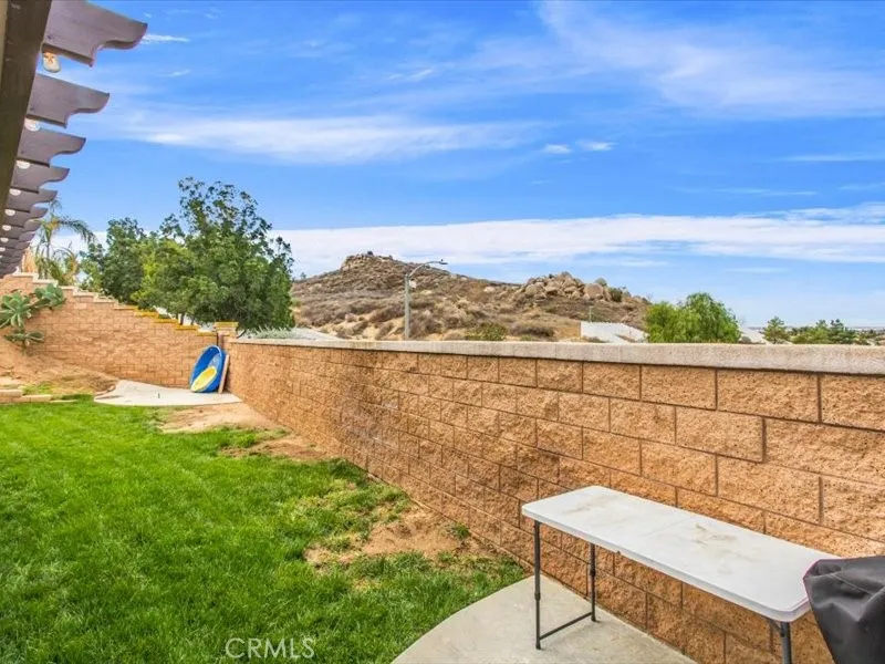 15851 Sulphur Springs Road Moreno Valley, CA 92555 - Photo 43 of 47 a view of a terrace with a lake view