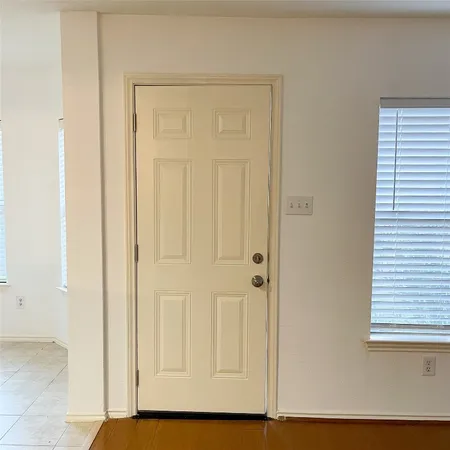 a view of front door