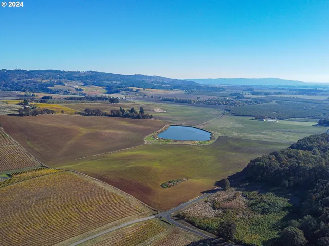 a view of an outdoor space and mountain view
