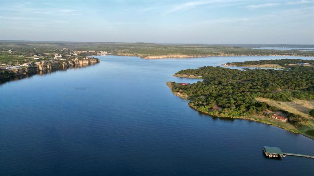 137 White Moon Road Graham, TX 76450 - Photo 17 of 24 an aerial view of ocean and residential houses with outdoor space
