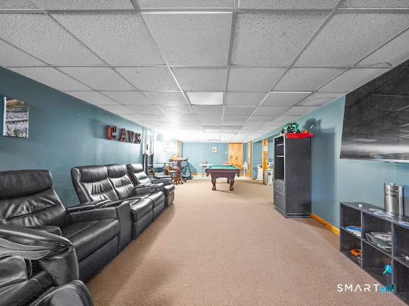 a view of a livingroom with furniture and a couch