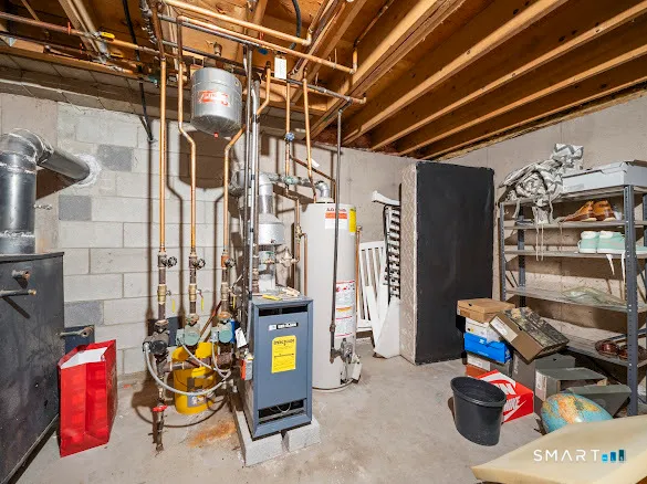 a view of storage and utility room
