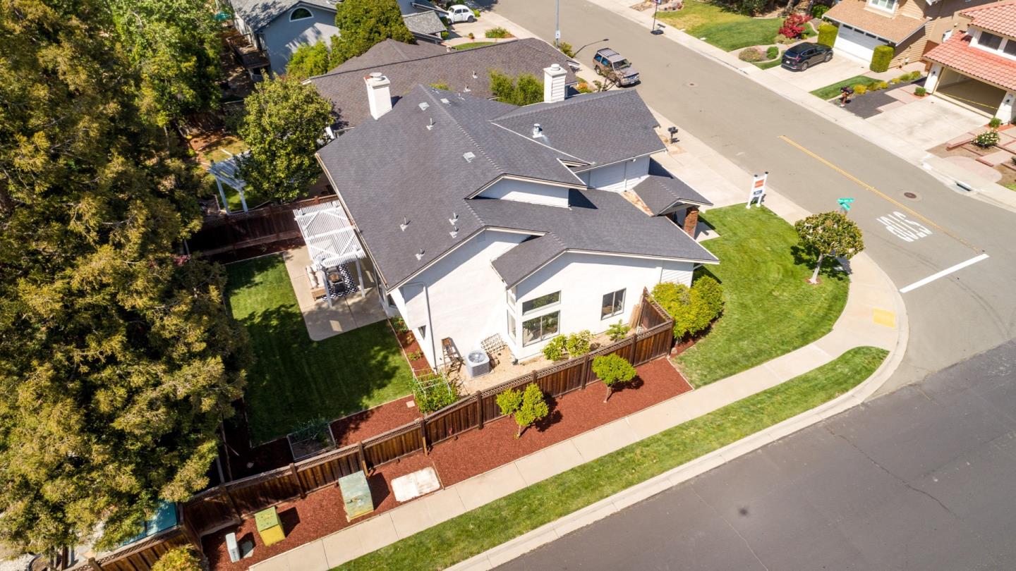 6702 Paseo Catalina Pleasanton, CA 94566 - Photo 37 of 44 an aerial view of a residential houses with yard