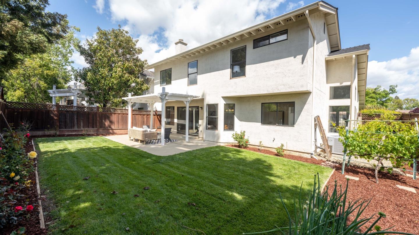 6702 Paseo Catalina Pleasanton, CA 94566 - Photo 40 of 44 a front view of a house with yard and a garden