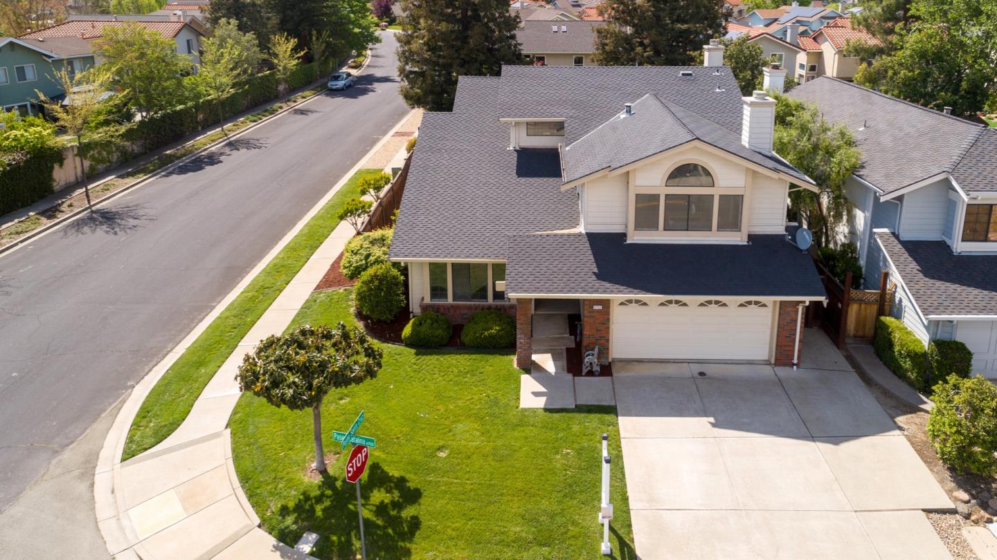 6702 Paseo Catalina Pleasanton, CA 94566 - Photo 6 of 44 a aerial view of a house with swimming pool