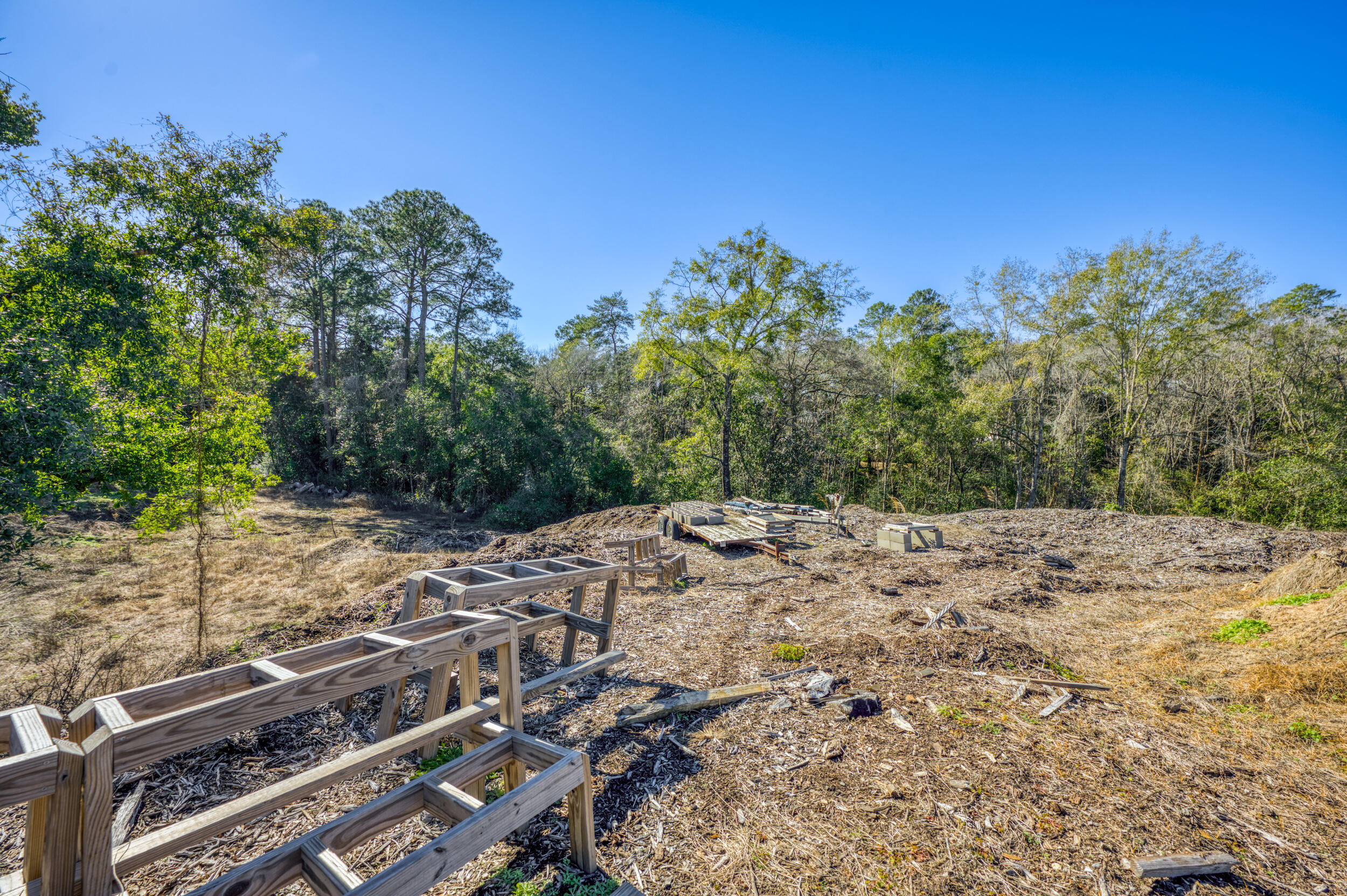 311 Kelly Road Niceville, FL 32578 - Photo 9 of 13 a view of a dry yard with trees