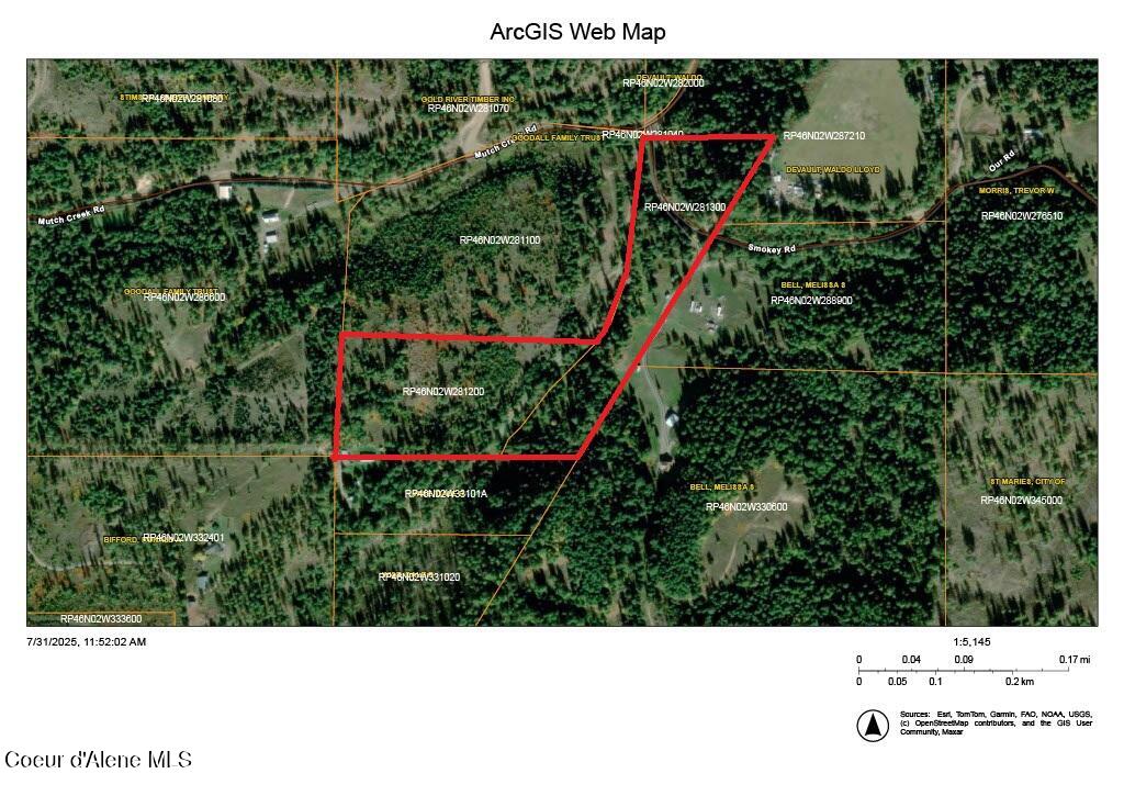 Nka Mutch Creek Road St. Maries, ID 83861 - Photo 2 of 20 Parcel Map 18