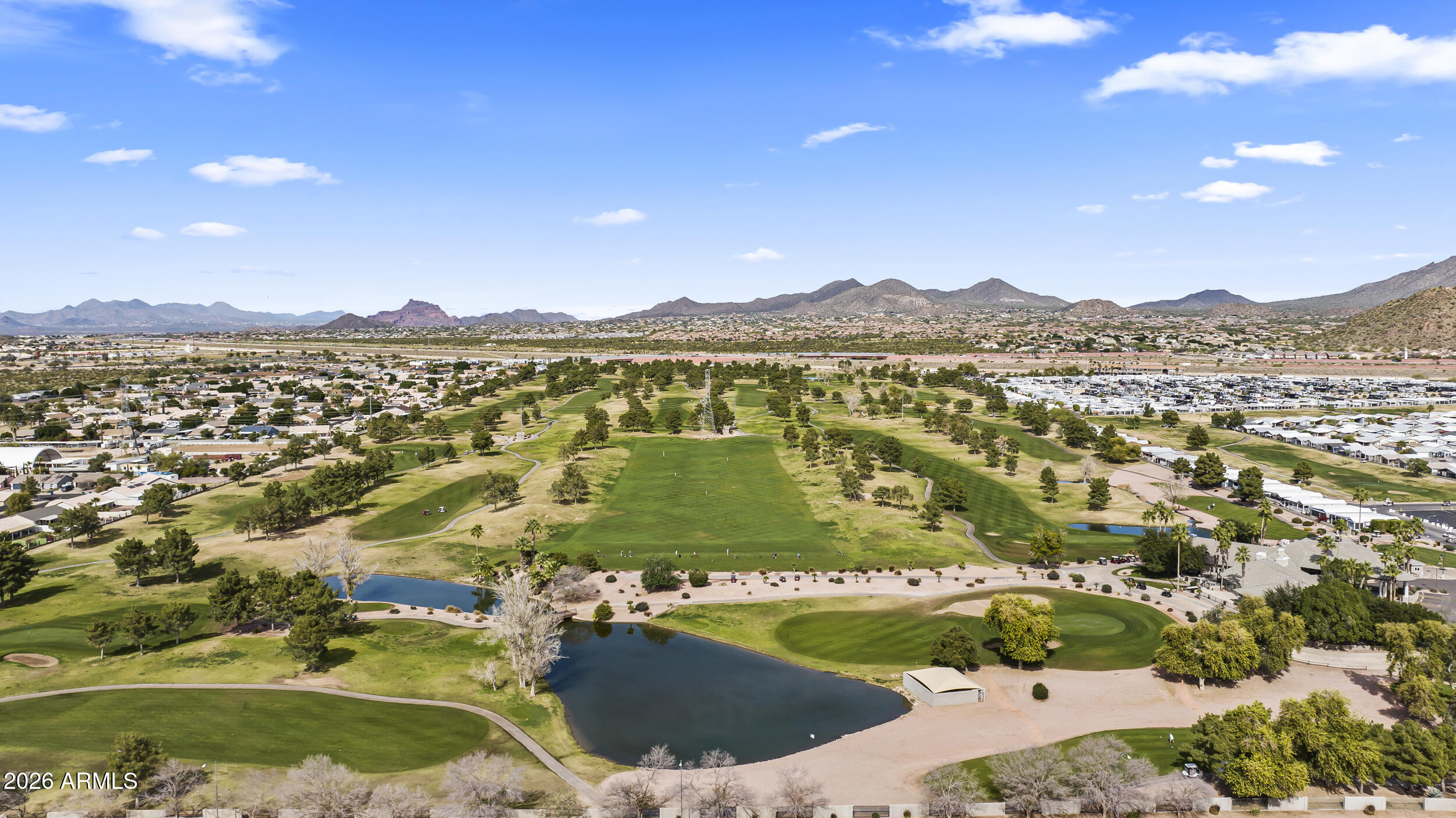 650 North Hawes Road, Unit 3509 Mesa, AZ 85207 - Photo 37 of 43 a view of a city with mountains in the background