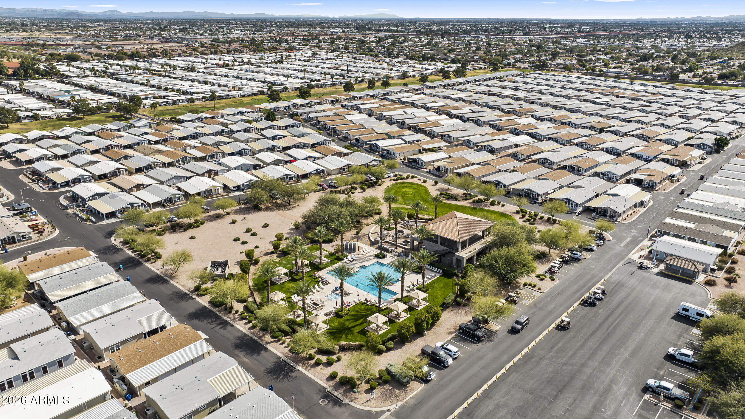 650 North Hawes Road, Unit 3509 Mesa, AZ 85207 - Photo 41 of 43 an aerial view of a city