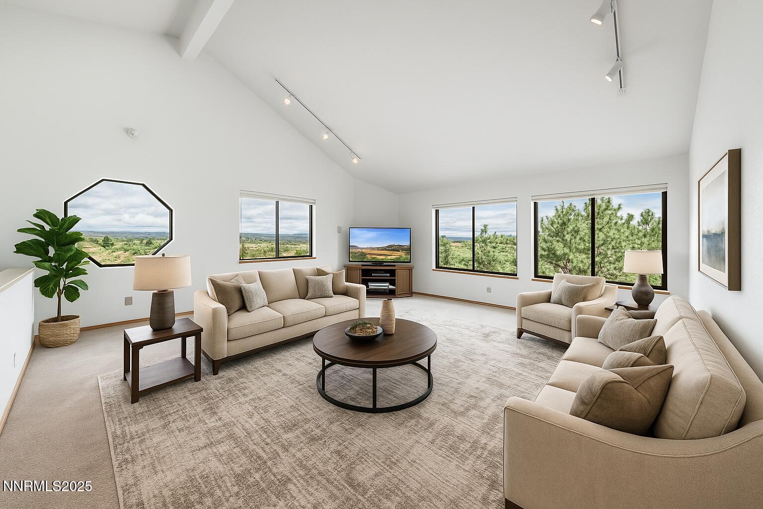 2220 Stone Mountain Circle Reno, NV 89519 - Photo 28 of 58 a living room with furniture and a large window
