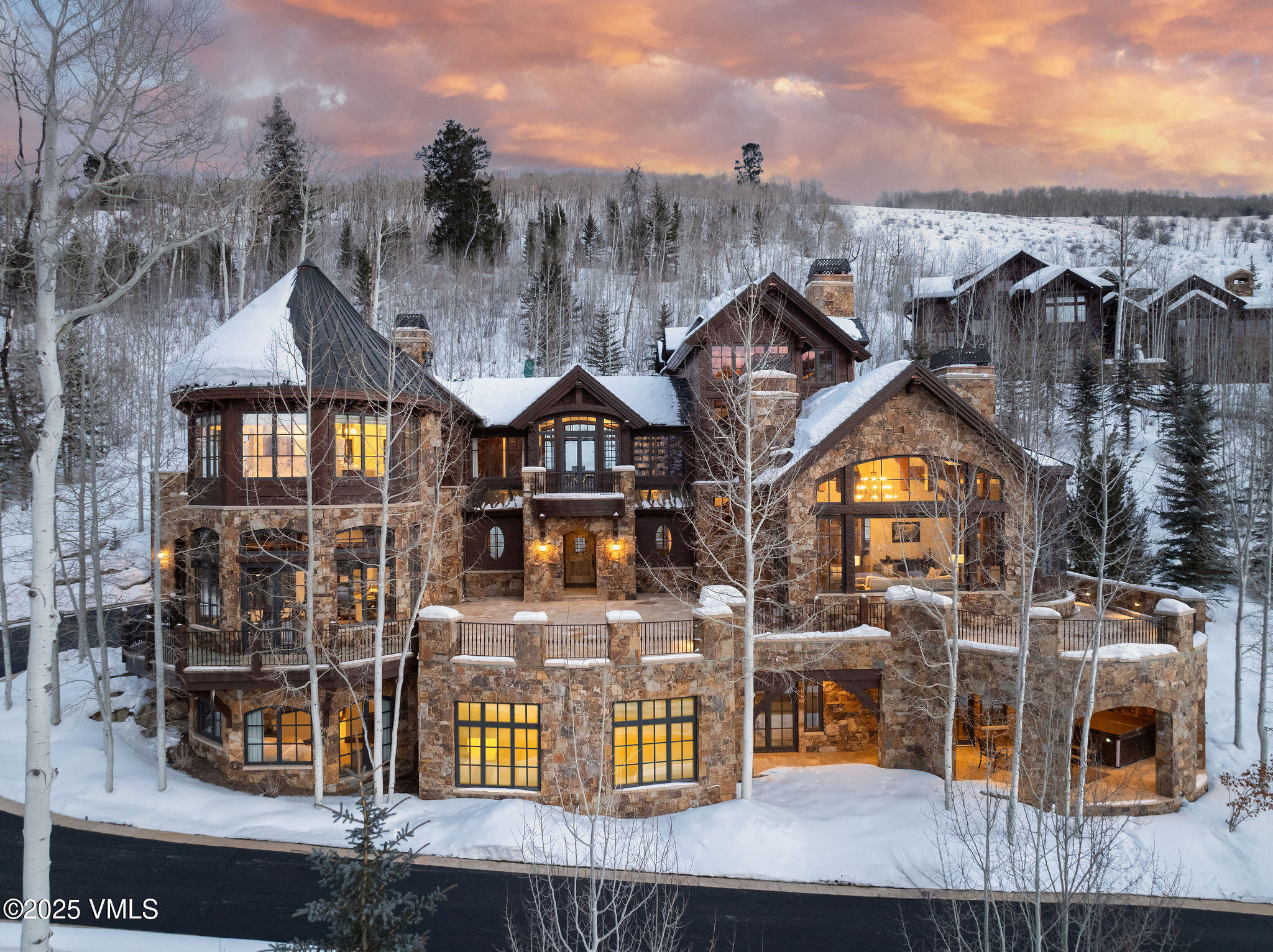 a view of a city with tall buildings