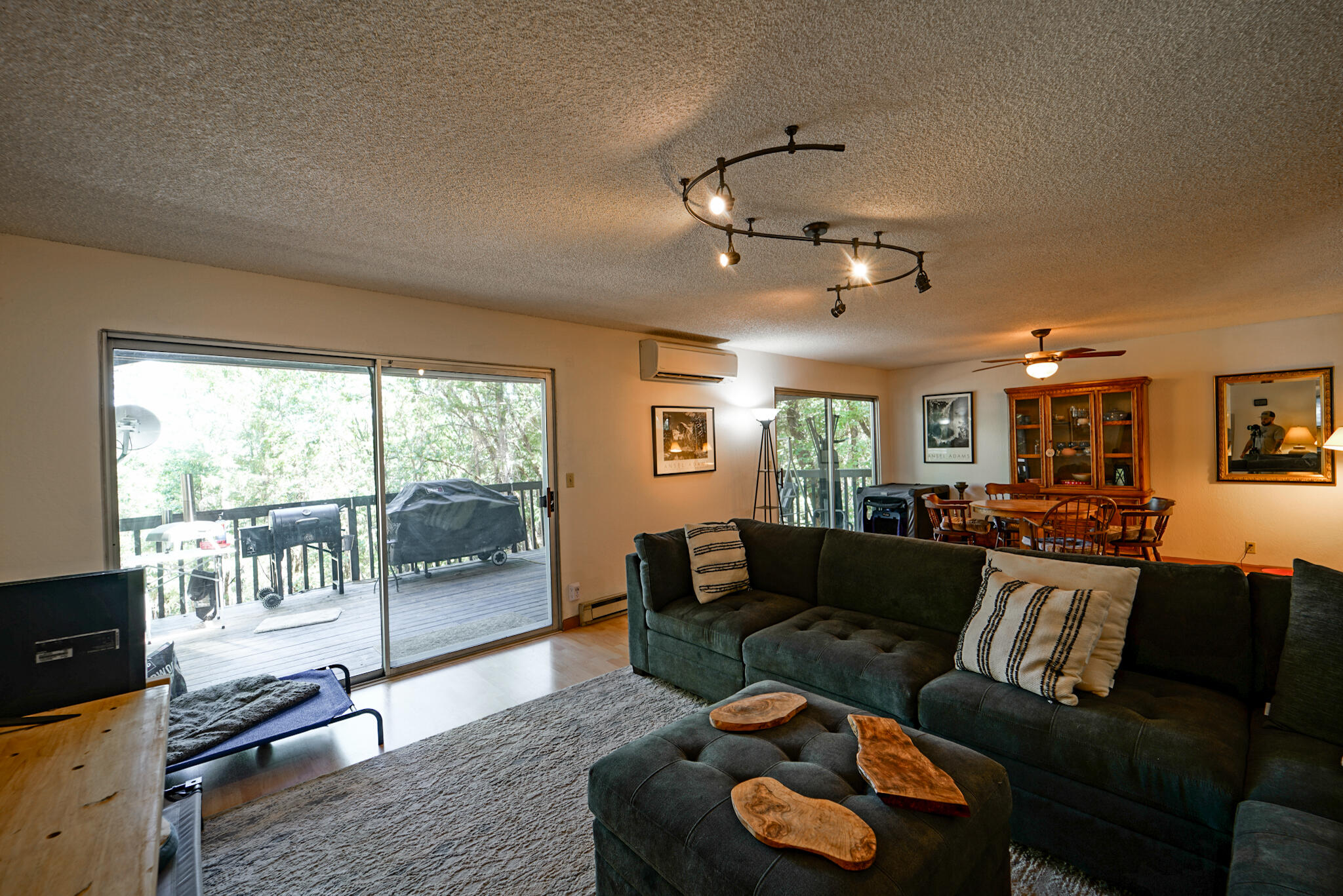 500 Timber Ridge Road Weaverville, CA 96093 - Photo 22 of 61 a living room with furniture and a flat screen tv