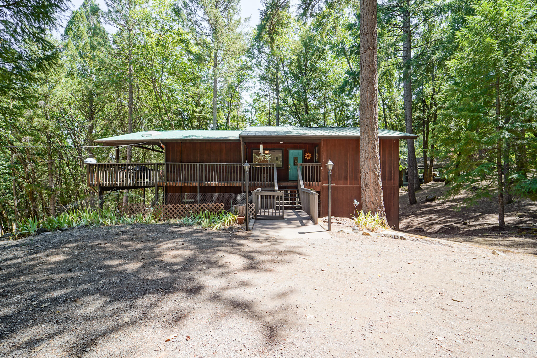 500 Timber Ridge Road Weaverville, CA 96093 - Photo 53 of 61 looking back at home from garage