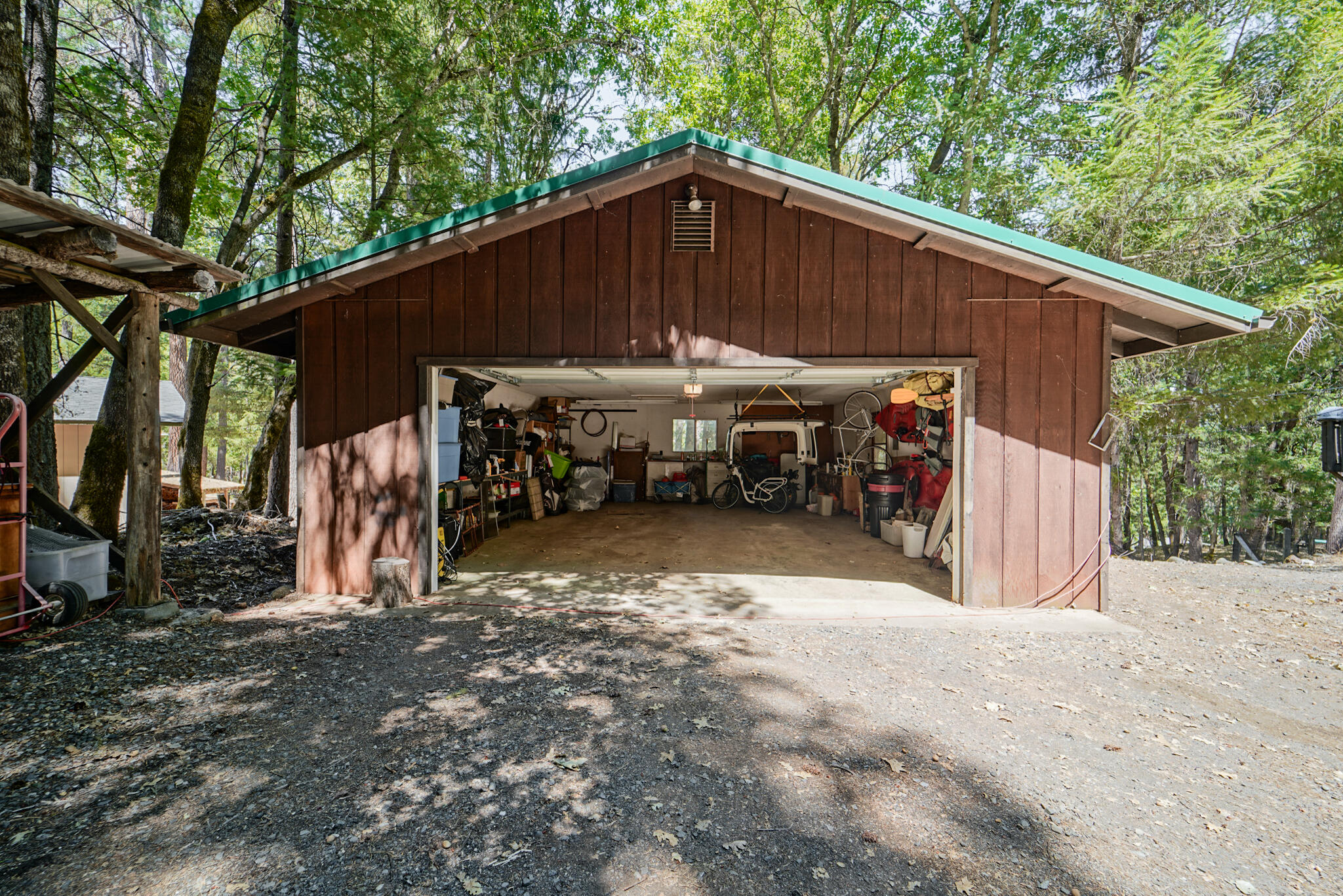 500 Timber Ridge Road Weaverville, CA 96093 - Photo 55 of 61 a view of a street with wooden fence