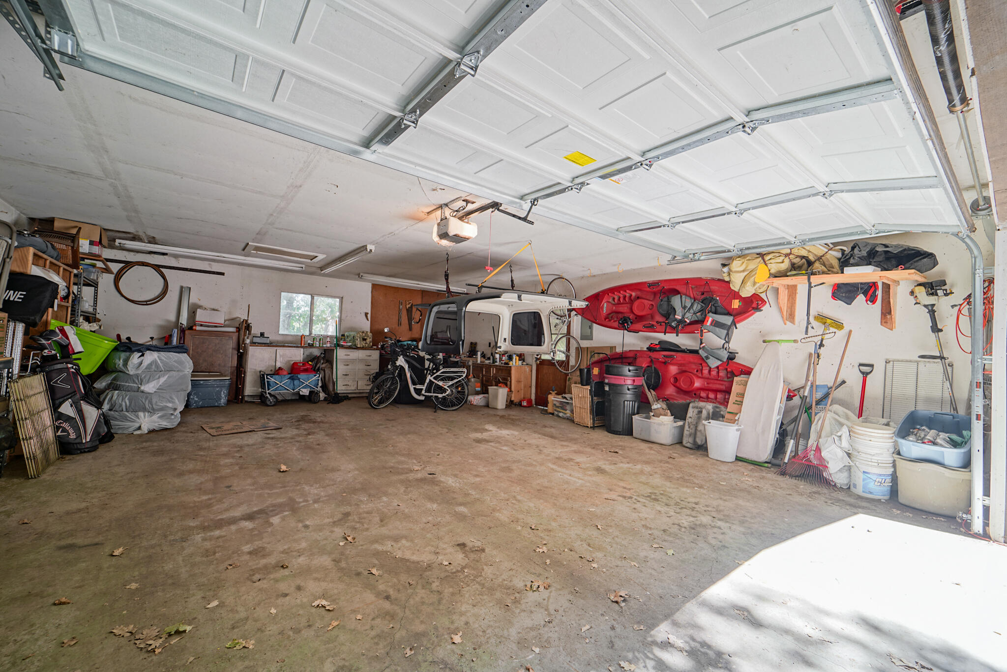 500 Timber Ridge Road Weaverville, CA 96093 - Photo 57 of 61 a view of a garage with storage