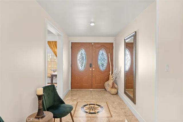 a view of furniture in a room