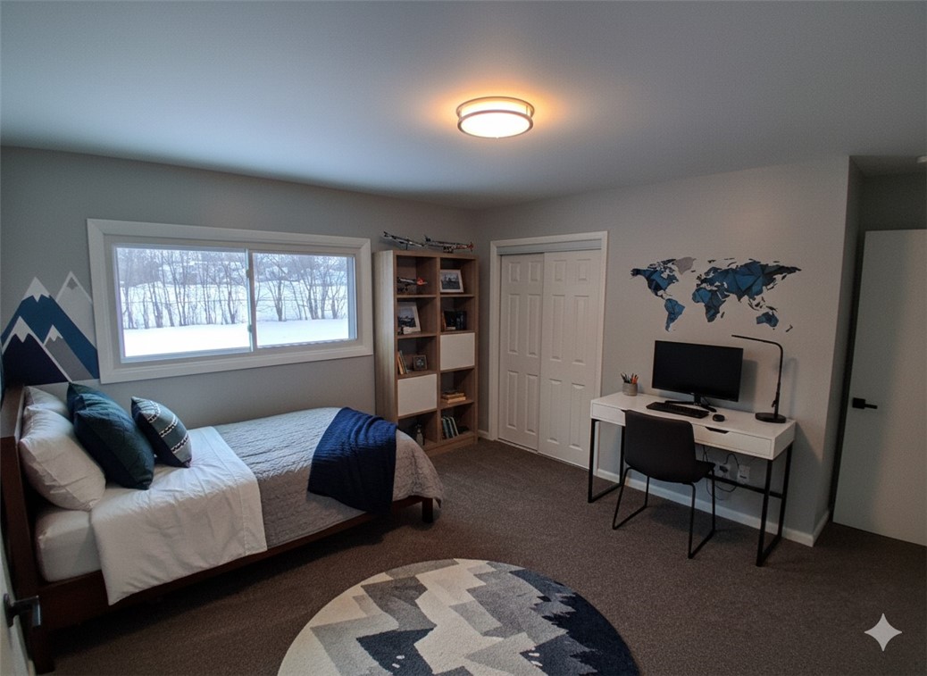 97 Crimson Bramble Road Henrietta, NY 14623 - Photo 17 of 31 virtually staged child's bedroom