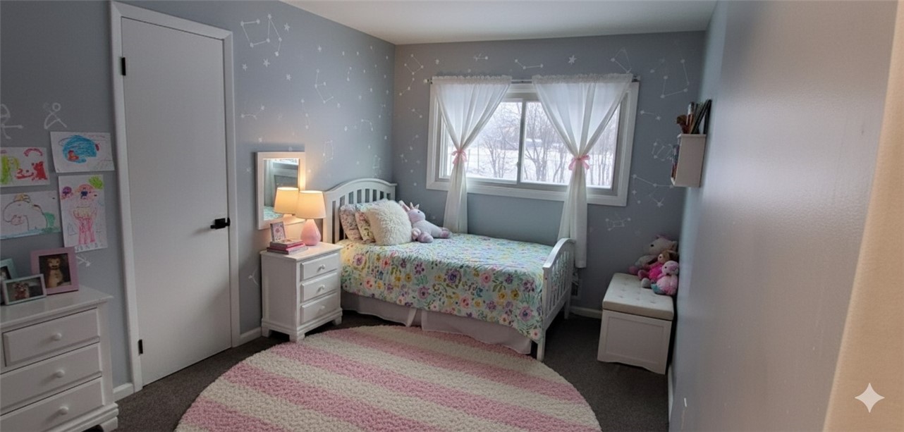 97 Crimson Bramble Road Henrietta, NY 14623 - Photo 19 of 31 virtually staged child's bedroom