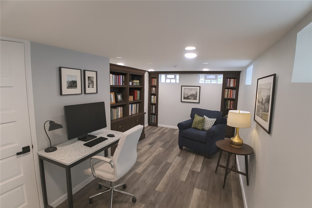 97 Crimson Bramble Road Henrietta, NY 14623 - Photo 25 of 31 virtually staged home office in finished basement