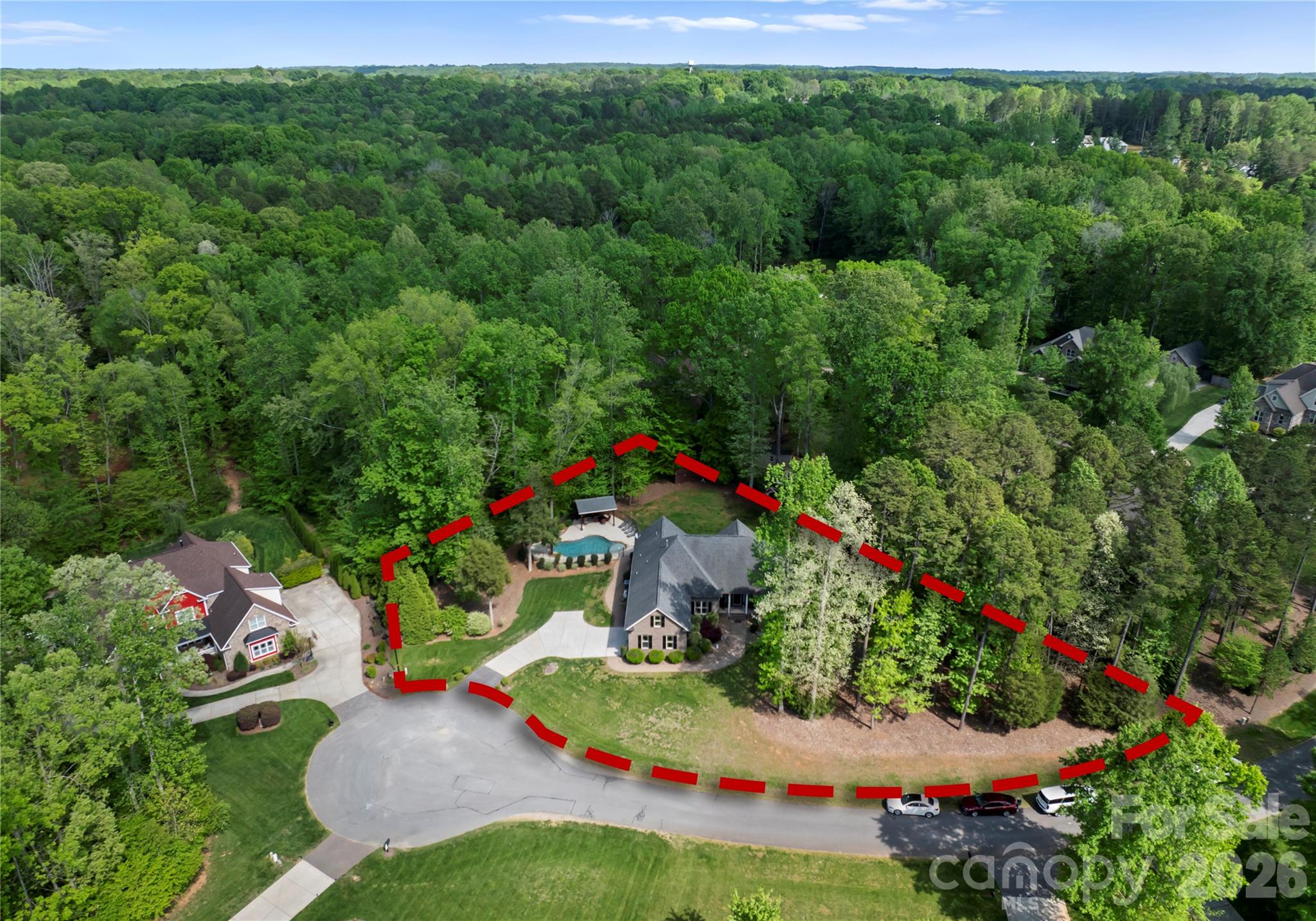 860 Arrow Point Lane Kannapolis, NC 28081 - Photo 2 of 38 a backyard of a house with a yard and outdoor seating