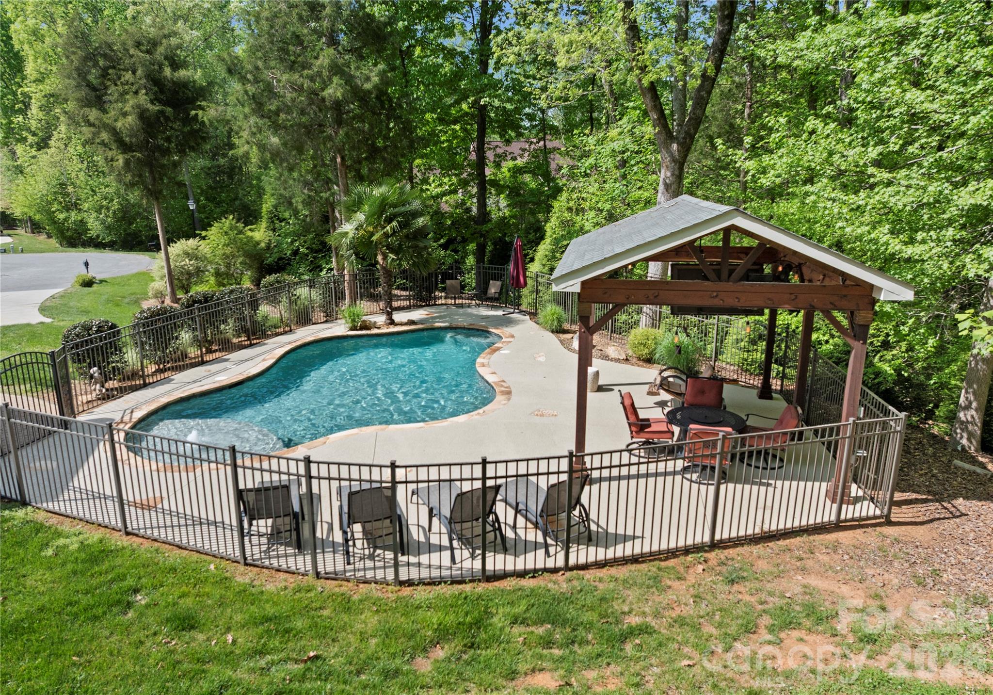 860 Arrow Point Lane Kannapolis, NC 28081 - Photo 27 of 38 a view of a wrought iron fences in front of house