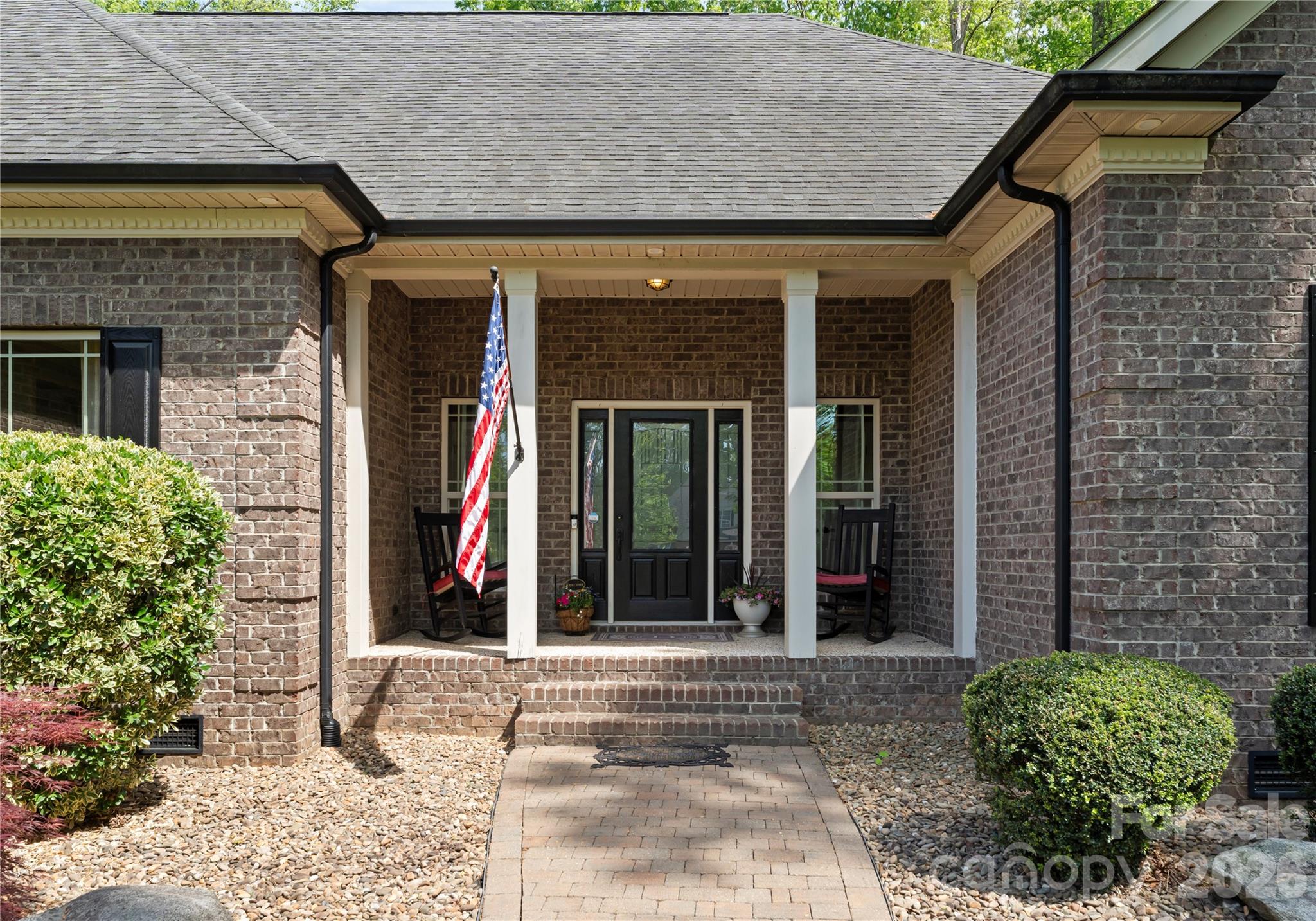 860 Arrow Point Lane Kannapolis, NC 28081 - Photo 8 of 38 front view of a brick house with a small yard