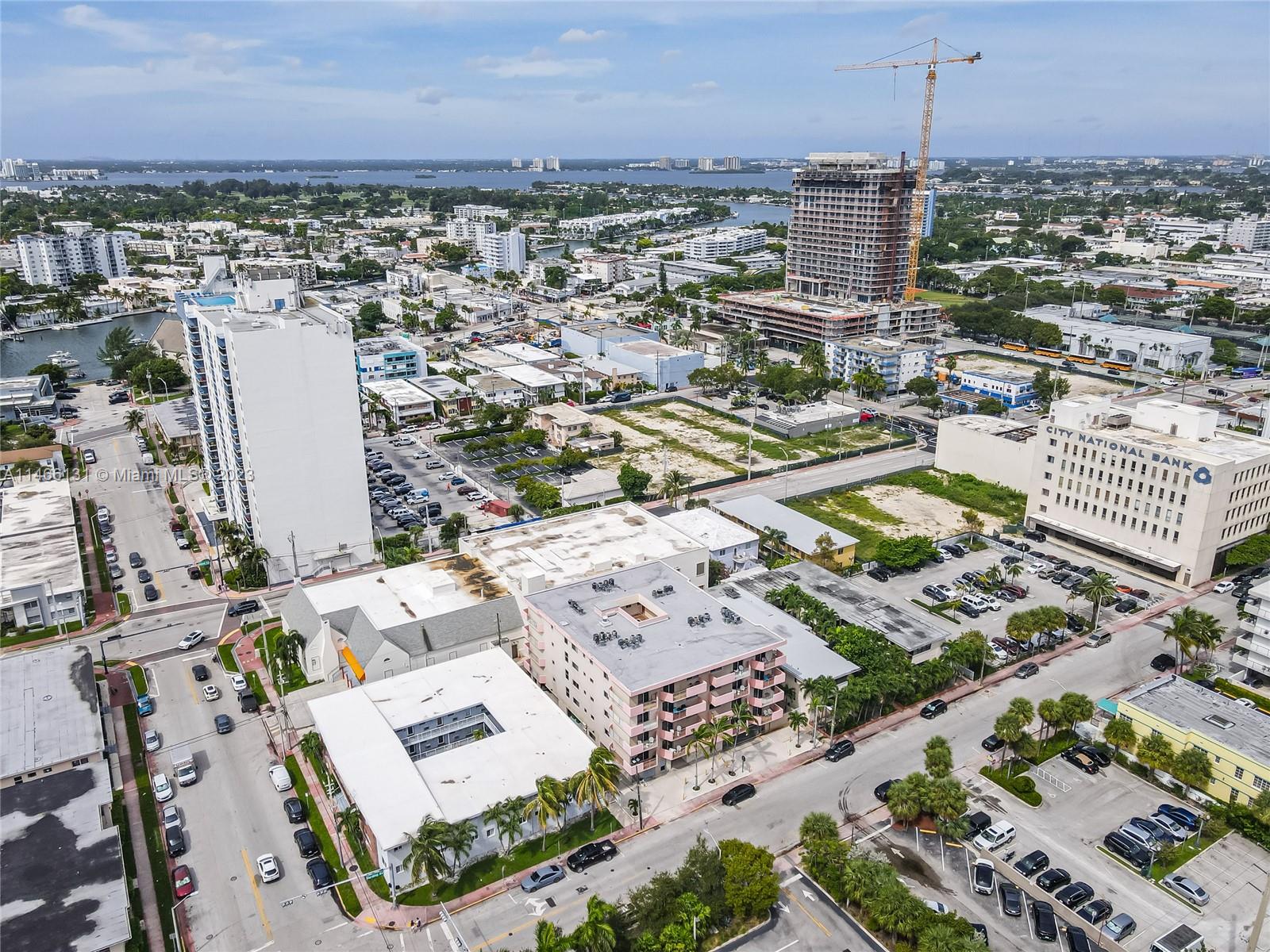 6920 Harding Avenue, Unit 502 Miami Beach, FL 33141 - Photo 10 of 39 an aerial view of a city with lawn chairs