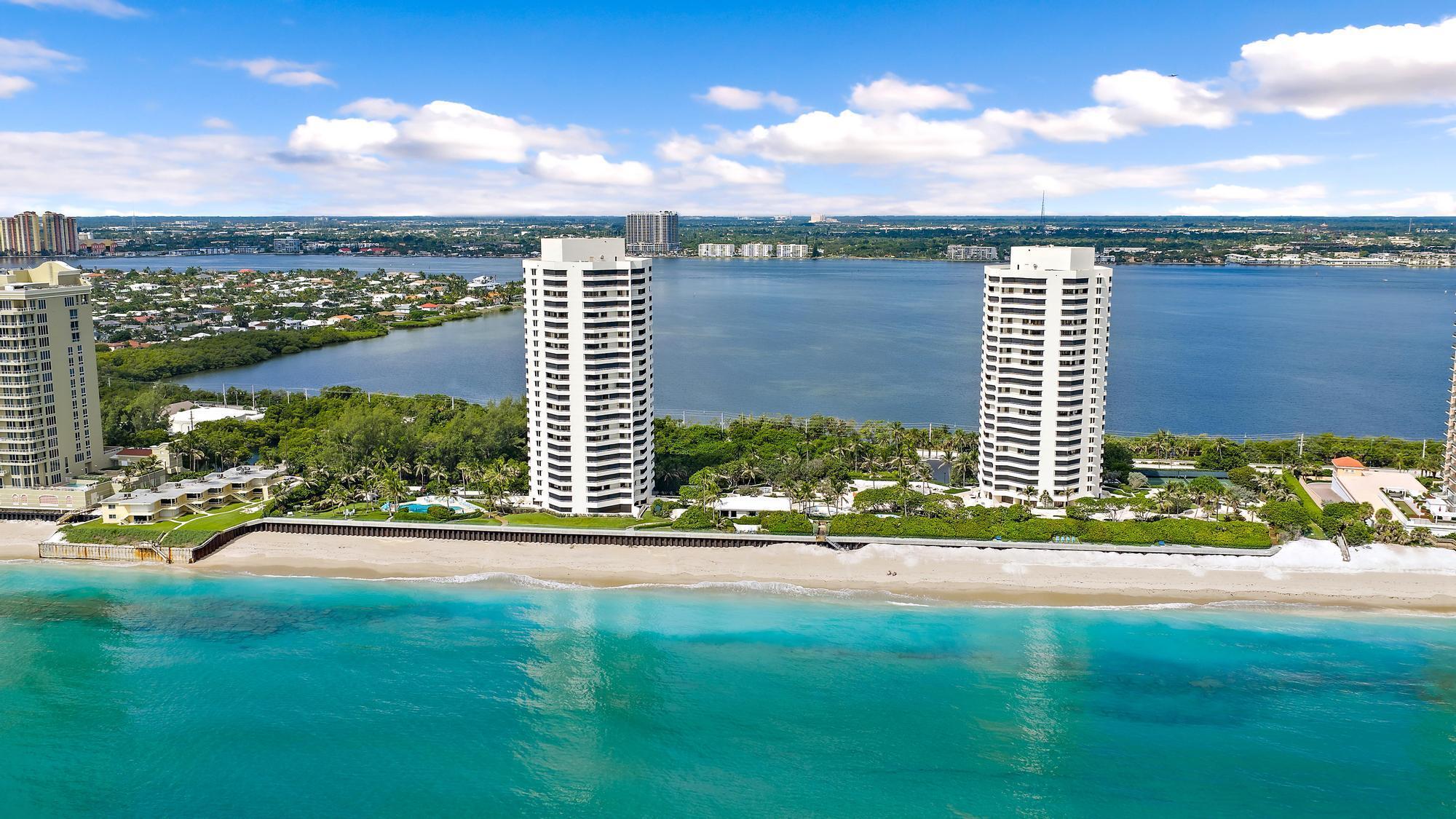 5070 North Ocean Drive, Unit 5B Riviera Beach, FL 33404 - Photo 34 of 37 a view of a terrace with a garden