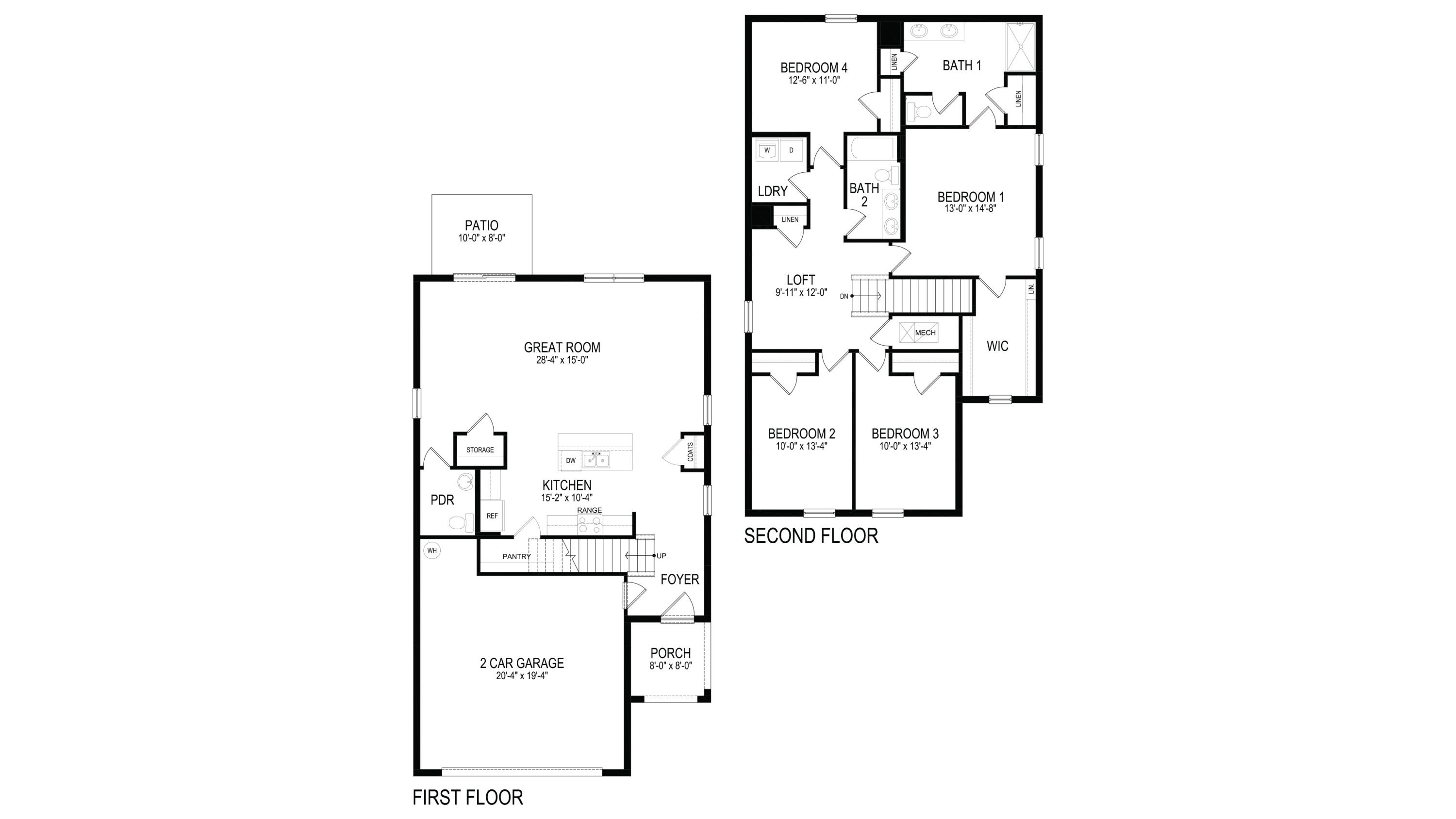 906 Raghorn Road Grovetown, GA 30813 - Photo 63 of 63 Elston Floor Plan