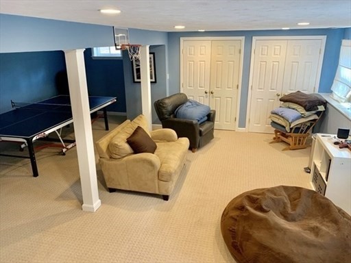 9 Spring Lane Sharon, MA 02067 - Photo 14 of 14 a living room with furniture and a flat screen tv