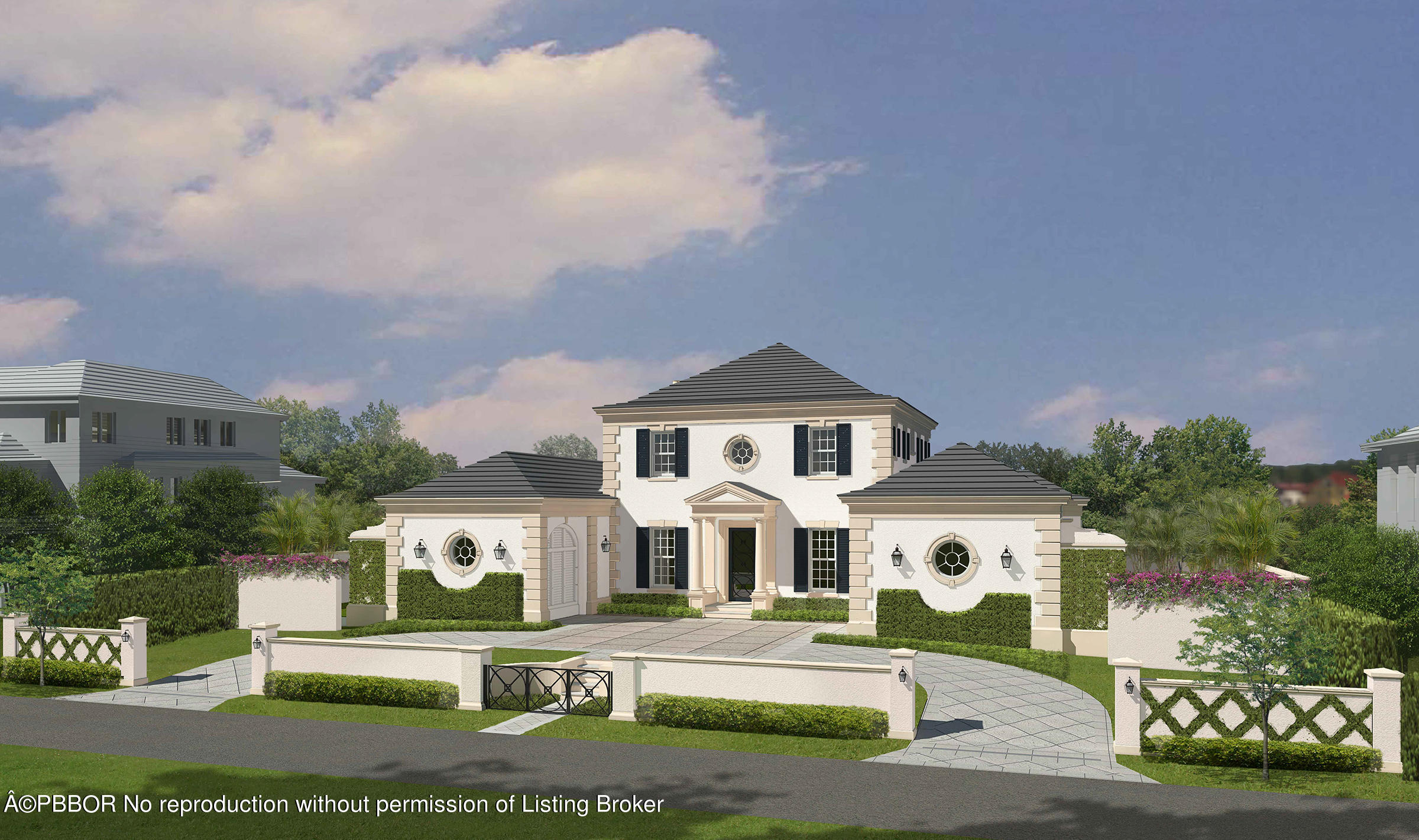 258 Country Club Road Palm Beach, FL 33480 - Photo 16 of 20 RENDERINGS-3D-1