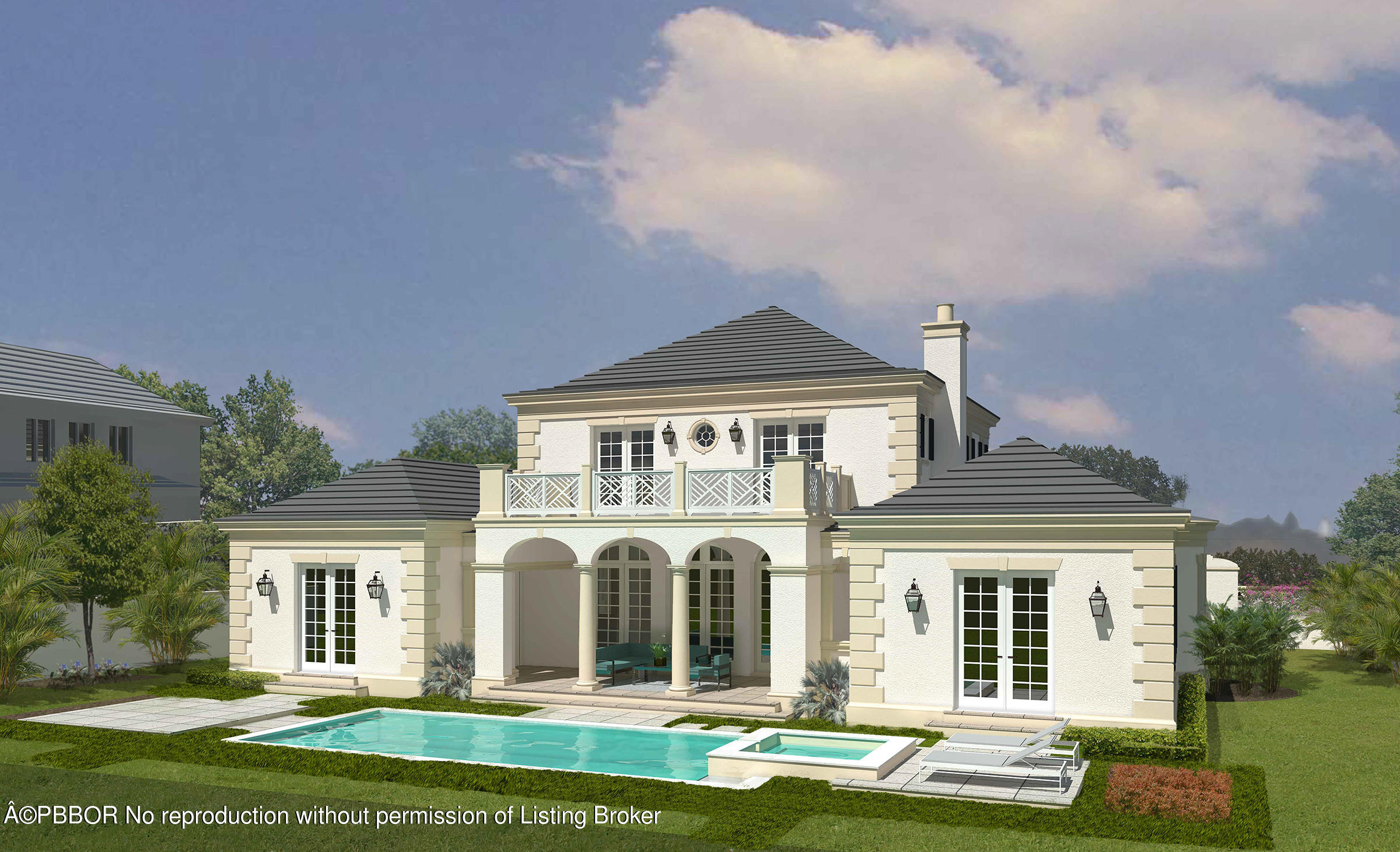 258 Country Club Road Palm Beach, FL 33480 - Photo 17 of 20 RENDERINGS-3D-2