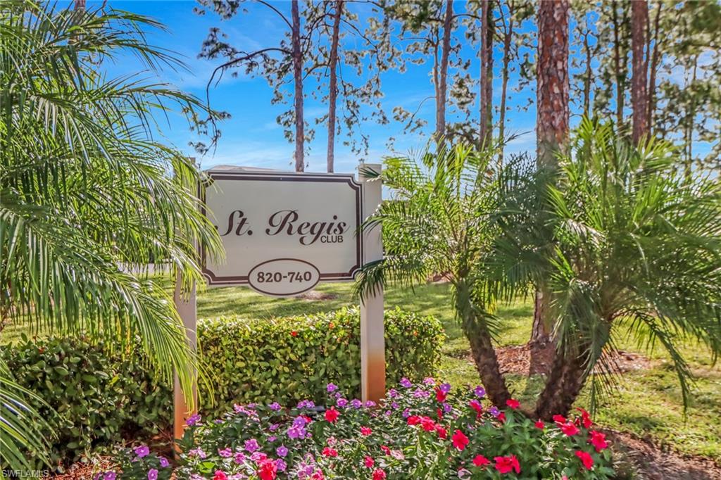 780 Augusta Boulevard, Unit C204 Naples, FL 34113 - Photo 2 of 40 a sign on the side of a building