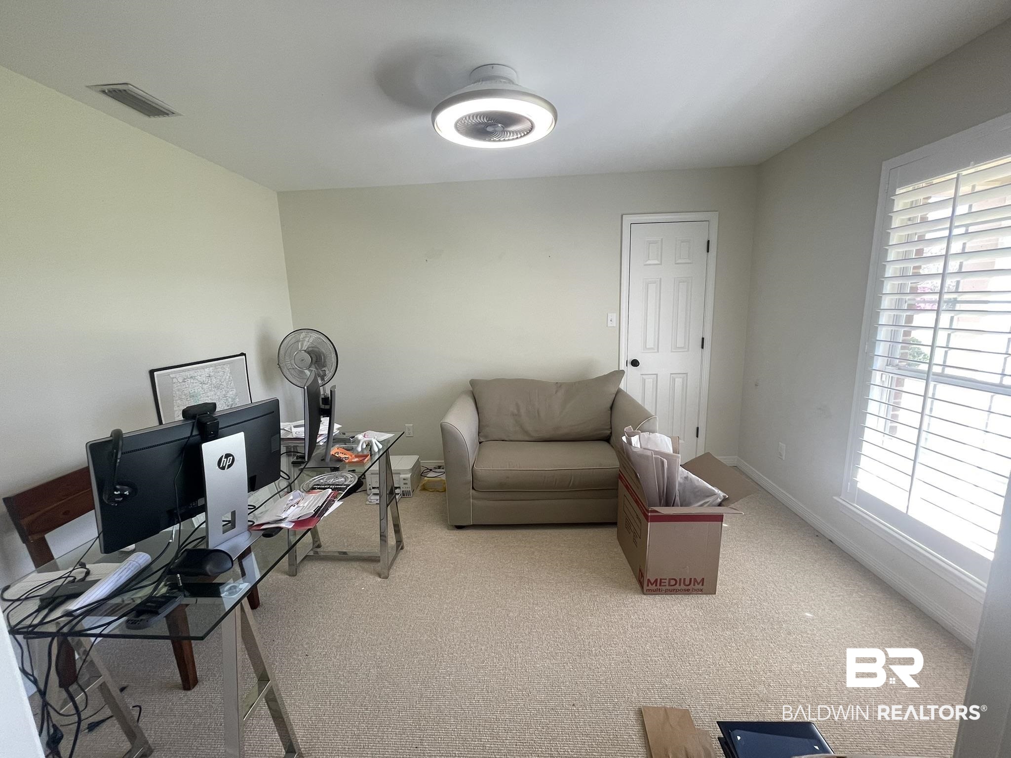 35405 Pine Road South Stapleton, AL 36578 - Photo 8 of 29 Carpeted home office with baseboards